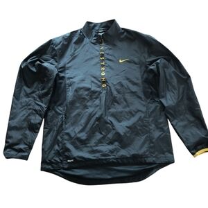 Vintage Nike Livestrong Jacket Men's Size L Black Long sleeve Wind break…